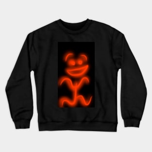 Orange neon monster Crewneck Sweatshirt